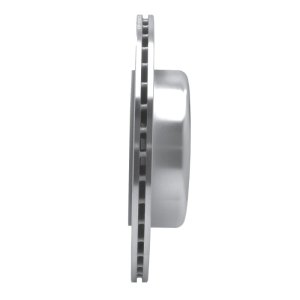 BMW 528I xDrive Brake Rotor (1) - Rear Left - R1 Concepts - Drilled & Slotted - Silver - `11-`16